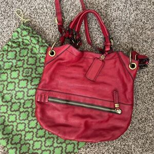 orYANY Red Leather Hobo bag